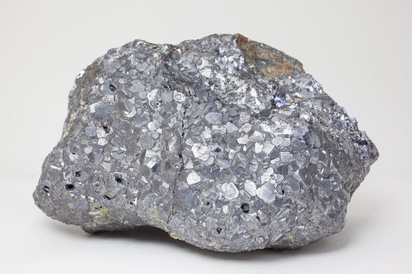 44151948 - galena, galenite  - pbs, important ore of lead and silver