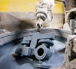 ppcp investment casting robotics dipping mold into stucco